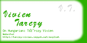 vivien tarczy business card